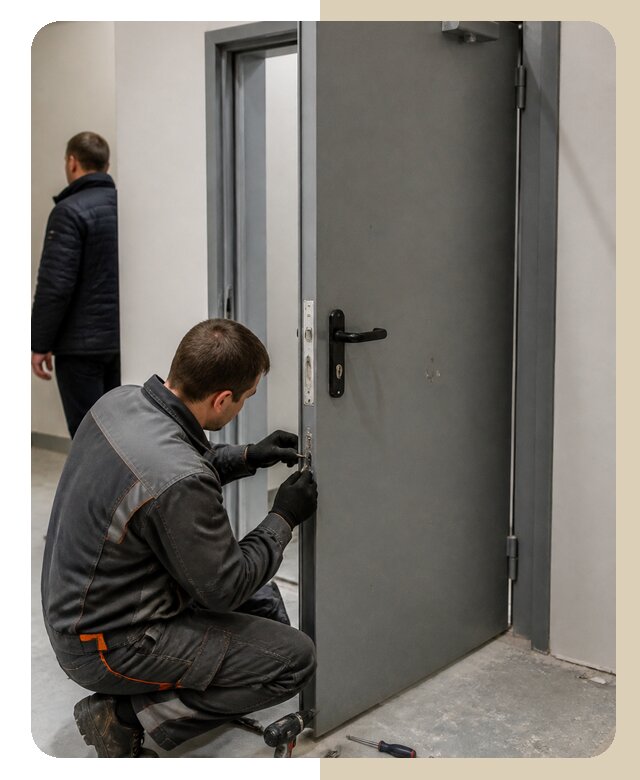 Ремонт противопожарной двери в Кингисеппе по цене 6750 р. | ДвериЛегко-Кгп